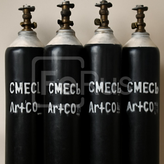 Газовая смесь для ЭКО: Кислород (O2) 5 % + Углекислота (СO2) 6%+ Азот (N2) ост.  в баллоне 40 л. 100 бар.