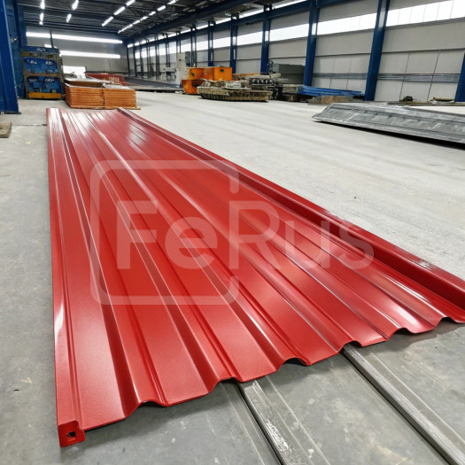 Профнастил С8 полиэстер (Zn100-180) 0,35х1150х800 мм, RAL 3009