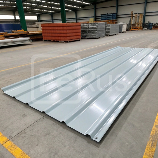 Профнастил С10 полиэстер (Zn100-180) 0,65х1100х1200 мм, RAL 7035