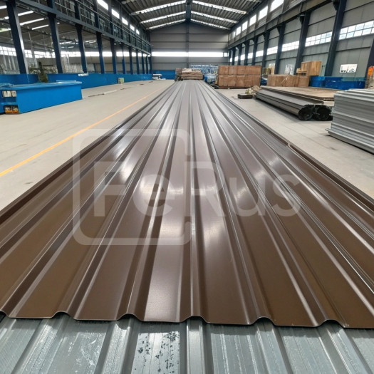 Профнастил С8 полиэстер (Zn100-180) 0,6х1150х800 мм, RAL 8019